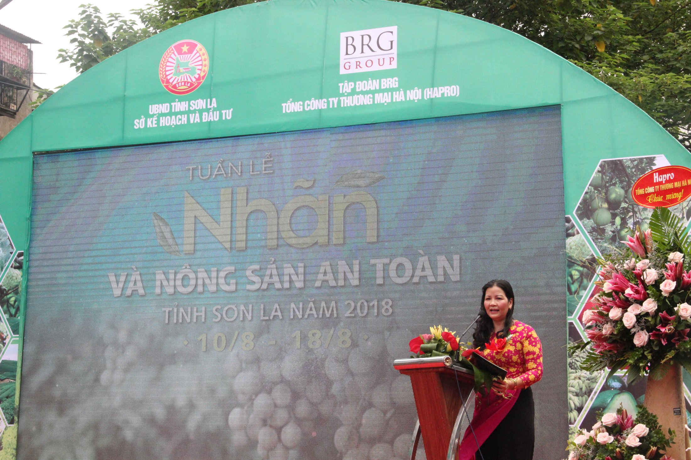 Bà Trần Thị Phương Lan - Phó GĐ Sở Công Thương Hà Nội Phát Biểu