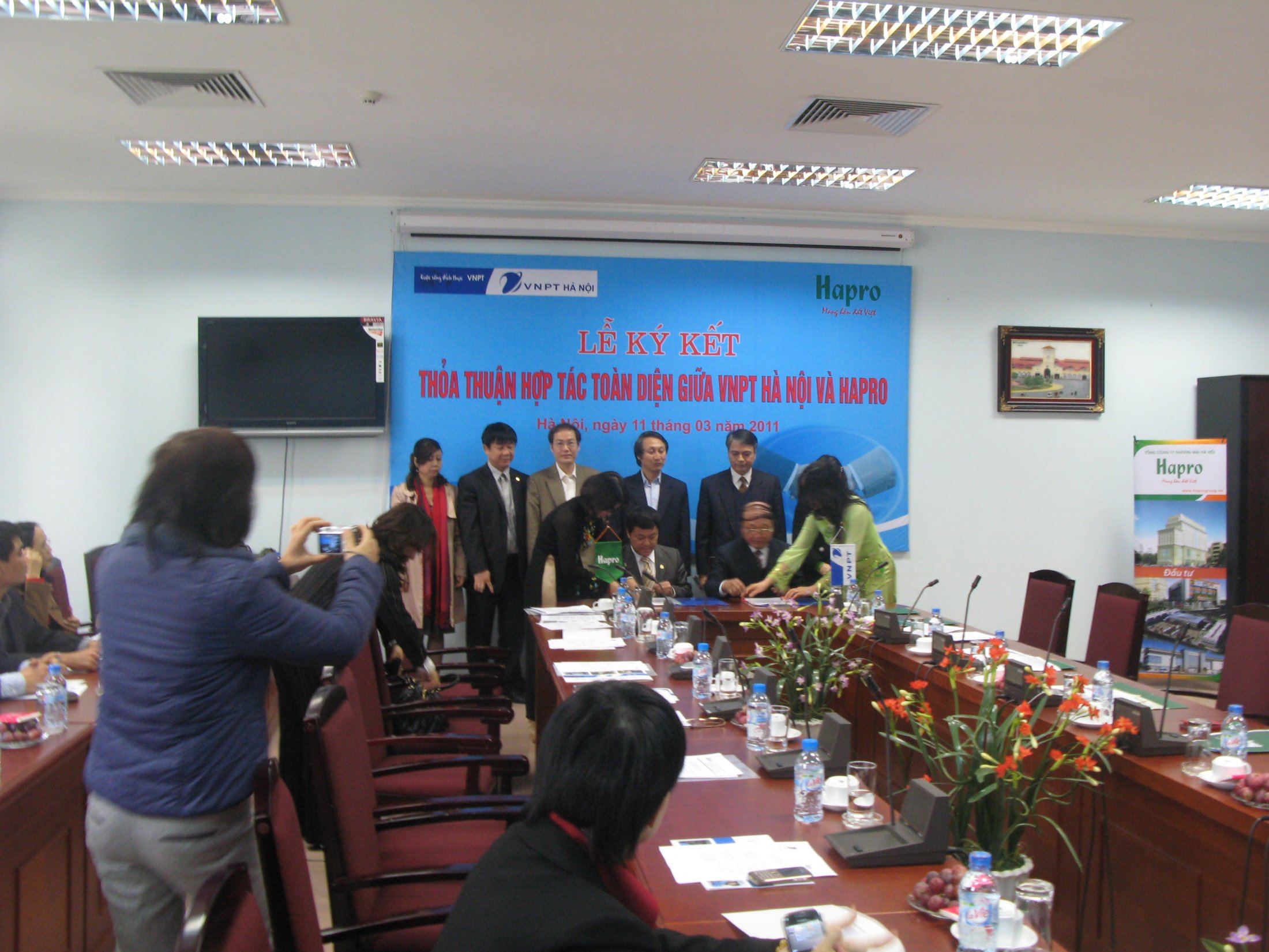 Lễ Ký Kết Thỏa Thuận Hapro - VNPT