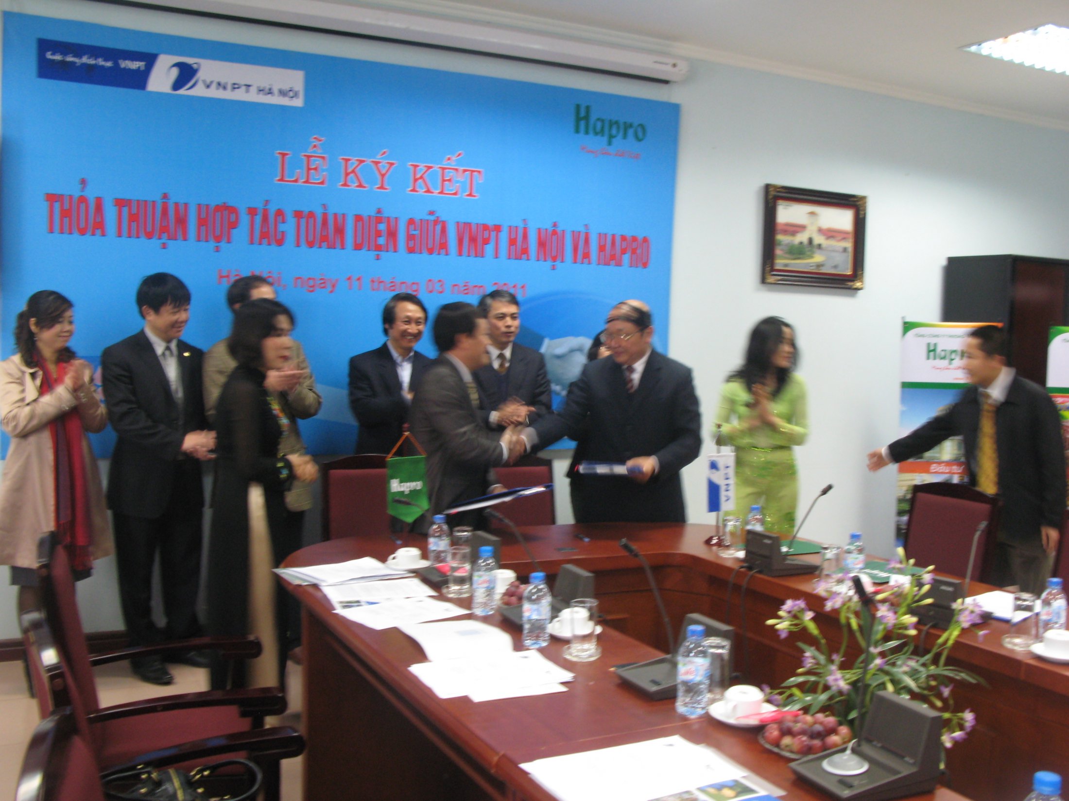 Lễ Ký Kết Thỏa Thuận Hapro - VNPT