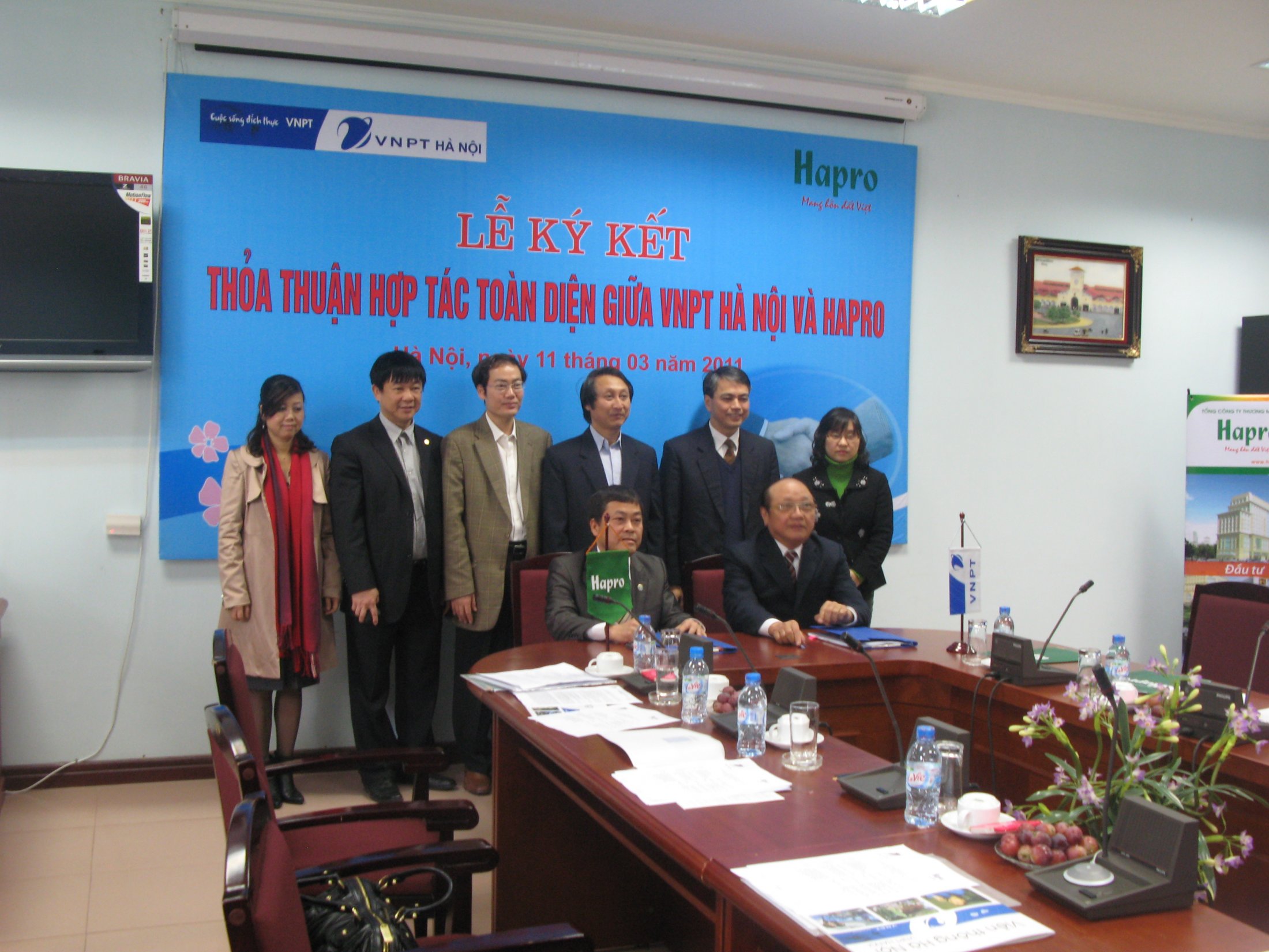 Lễ Ký Kết Thỏa Thuận Hapro - VNPT