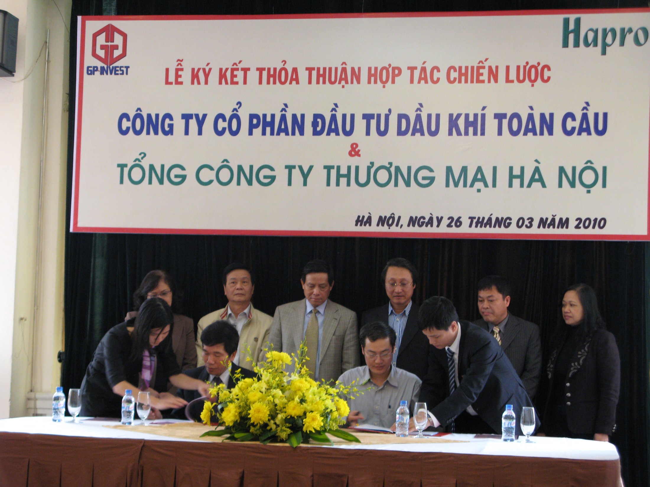 Lễ Ký Kết Thỏa Thuận Hợp Tác Chiến Lược Công Ty CPĐT Dầu Khí Toàn Cầu Và TCTTMHN