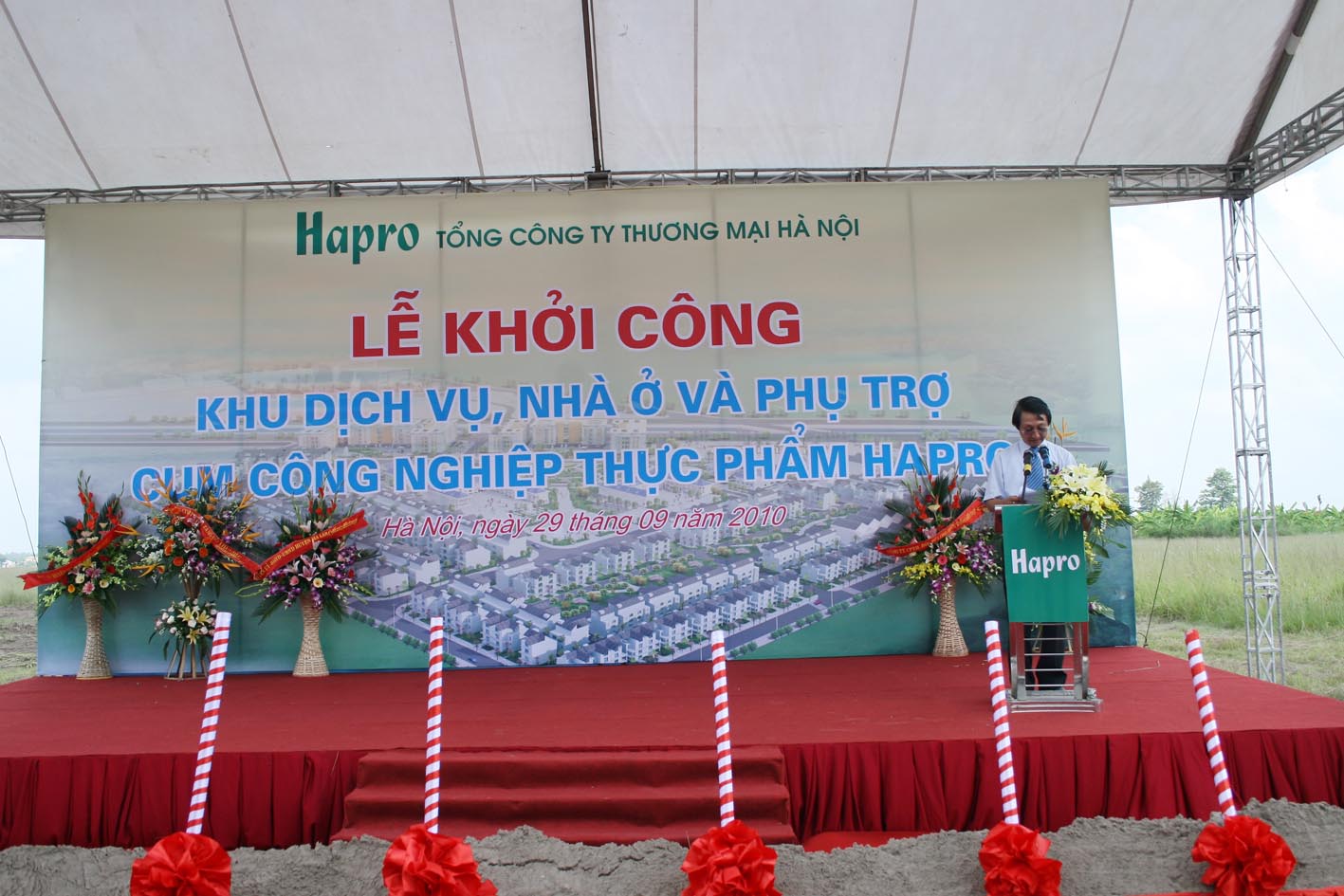 Lễ Khởi Công Khu Dịch Vụ, Nhà ở Và Phụ Trợ Cụm CNTP Hapro