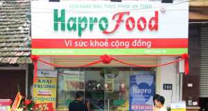 Khai trương 2 cửa hàng rau, thực phẩm an toàn Haprofood 30 Lò Đúc và 144 Thụy Khuê