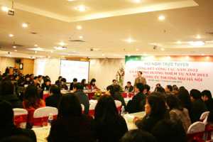 Hội nghị trực tuyến tổng kết công tác đảng, công tác chuyên môn, công tác công đoàn năm 2012; Phương hướng, nhiệm vụ năm 2013 của Tổng công ty Thương mại Hà nội