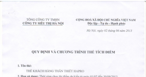 Chương trình Khuyến Mại của Siêu Thị