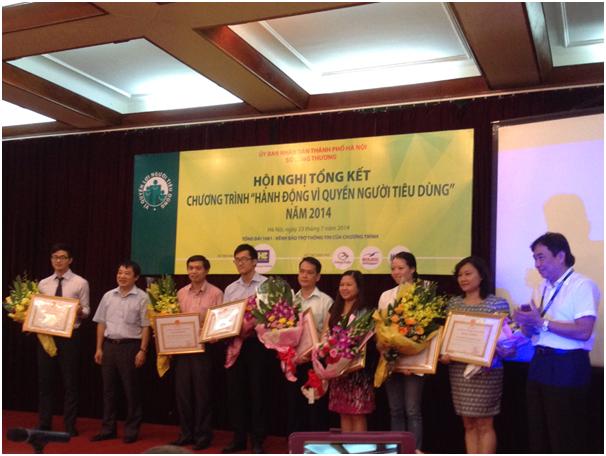 Hapro tham gia lễ tổng kết chương trình “hành động vì quyền người tiêu dùng” năm 2014